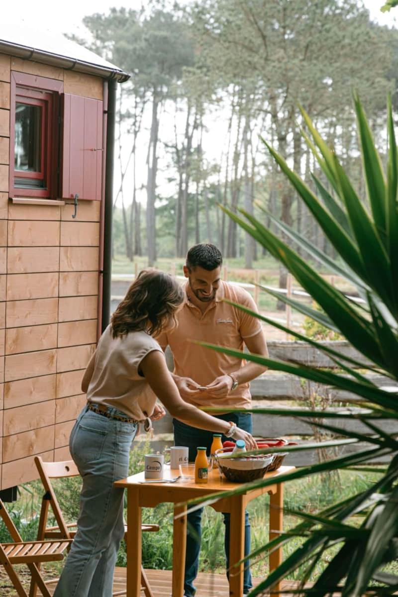 Roulottes Cocooning Au Coeur Des Landes Hotell Mées Eksteriør bilde